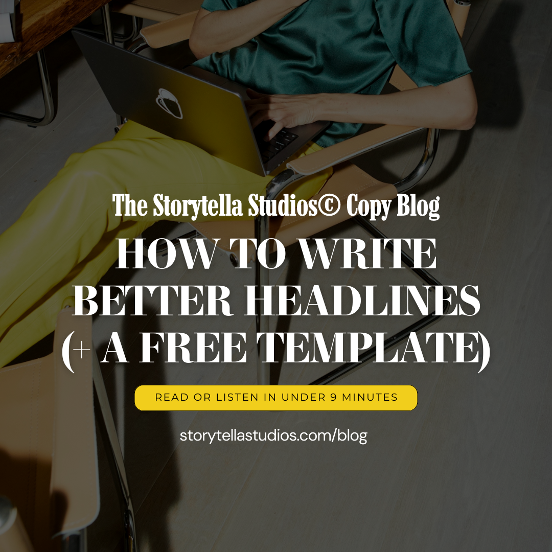 How to Write Better Headlines (+ a Free Template)